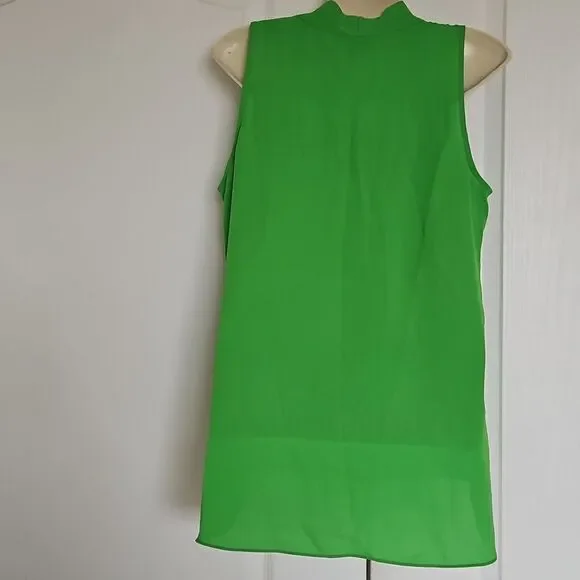 Vince Camuto Sleeveless Top XS Green - Picture 3 of 16